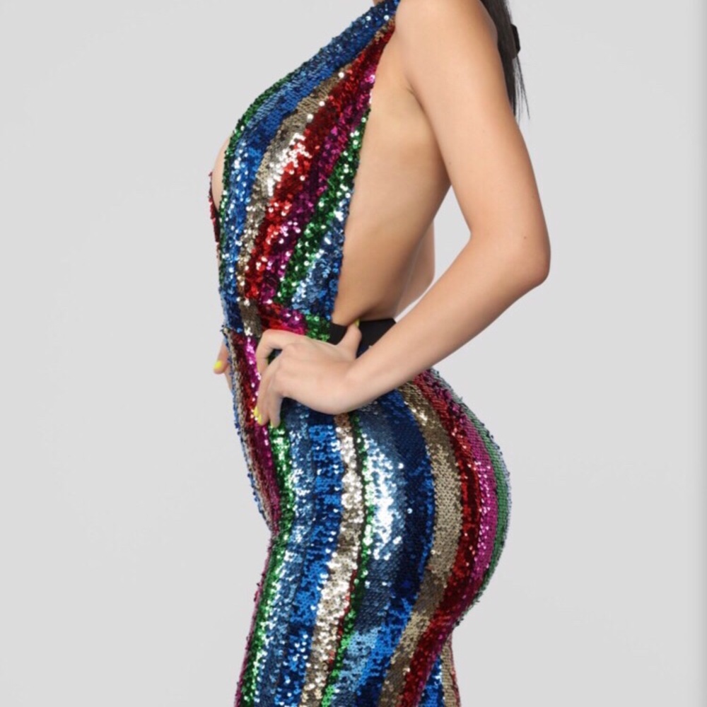 💙Sequin Jumpsuit💙 - Picture 2 of 5